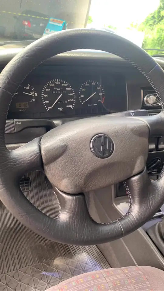 VW antigo: volante