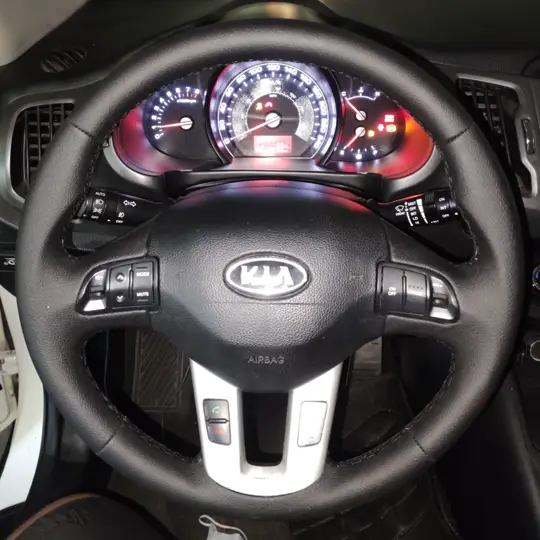 Kia Sportage: portas · volante