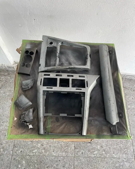 Chevrolet Vectra: pintura de peças